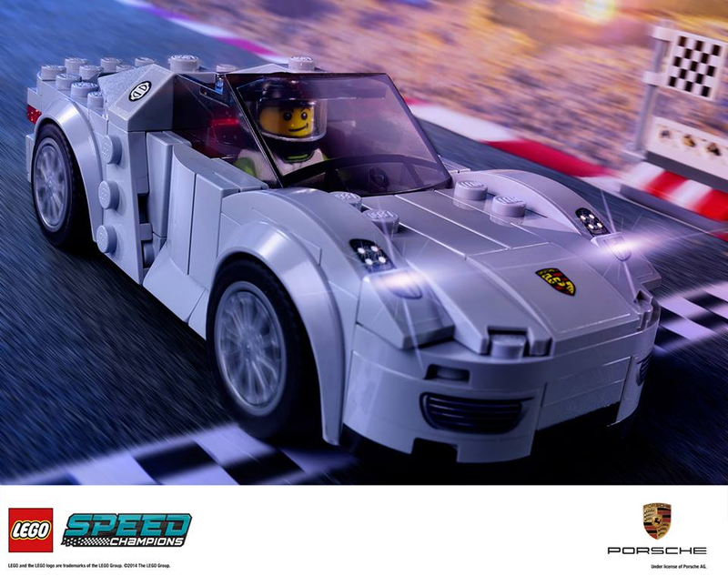 Illustration for article titled These images of the Lego Speed Champions make me giddy